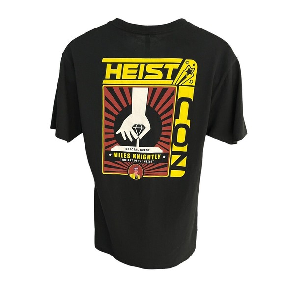 Rick and Morty men's L double-sided tee Heist con special guest miles knightly - Picture 2 of 9